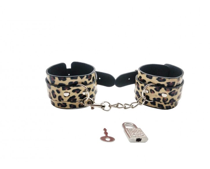 Набір MAI BDSM STARTER KIT Nº 75 Leopard: батіг, кляп, наручники, маска, нашийник, мотузка, затискач