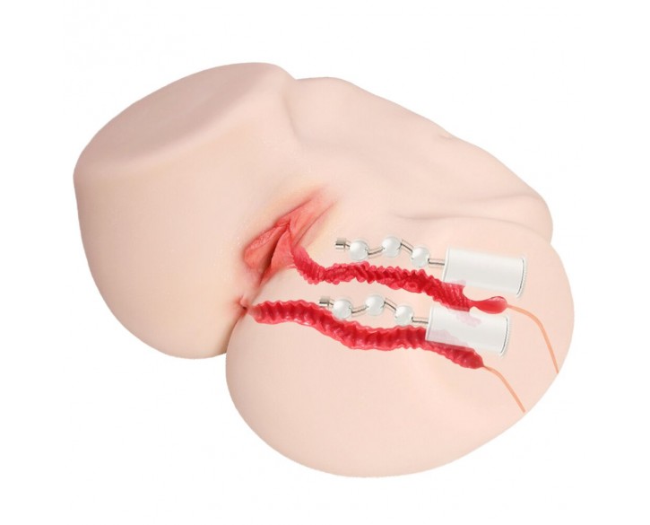 Мастурбатор Kokos 005 Jenny ONAHOLE Real Vagina 2WayPlus з вібрацією та масажем