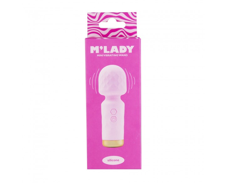 Вібромасажер M’Lady Mini Vibrating Wand Pink