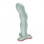 Фалоімітатор Fun Factory BOUNCER Light Green, кульки всередині, ефект вібрації, діаметр 3,9 см