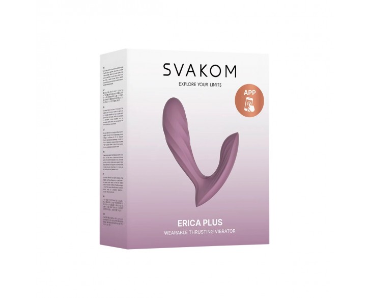 Смарт-пульсатор у трусики Svakom Erica Plus, дуже гнучкий, 2 мотори