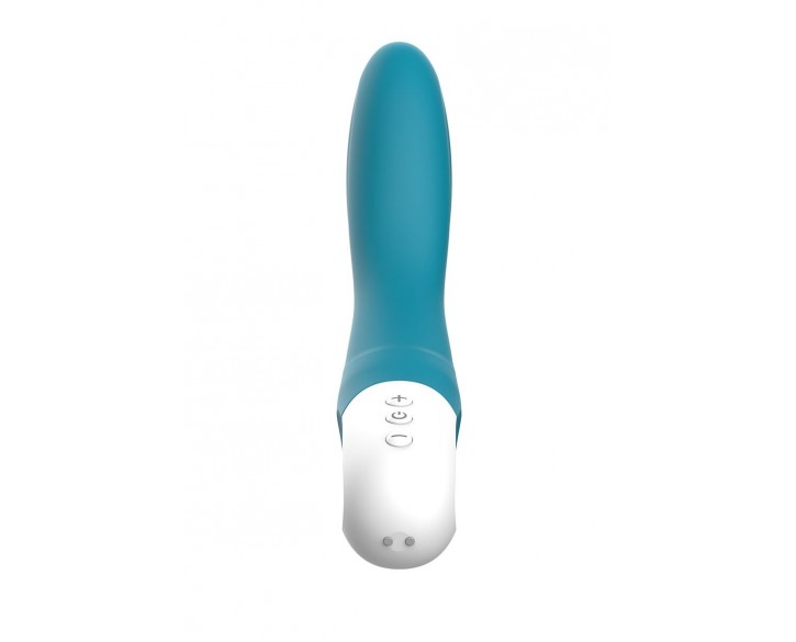 Вібратор точки G Liebe Bend It Rechargeable Ocean Blue, 10 режимів, дуже потужний, гнучкий стовбур