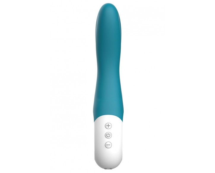 Вібратор точки G Liebe Bend It Rechargeable Ocean Blue, 10 режимів, дуже потужний, гнучкий стовбур