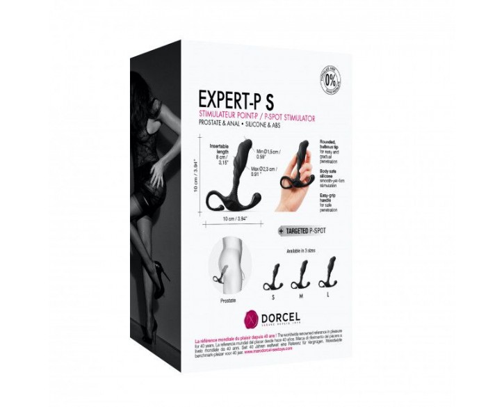 Ручний ергономічний масажер простати Dorcel Expert P size S