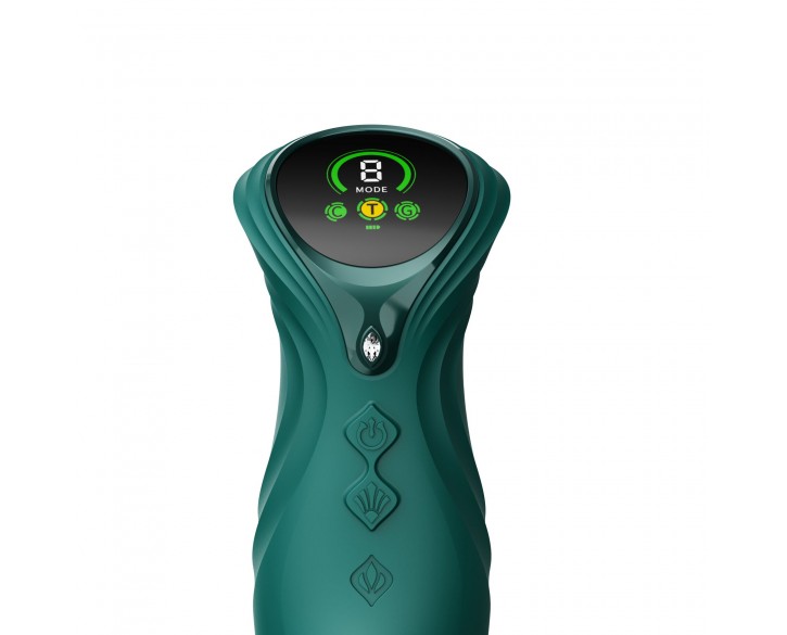 Пульсатор-кролик з вібрацією Zalo Mose 2 Turquoise Green