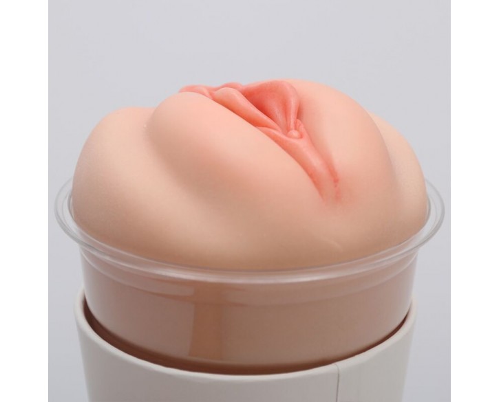 Мастурбатор-вагіна Naked Factory Cup Sleeve V–2, наскрізний
