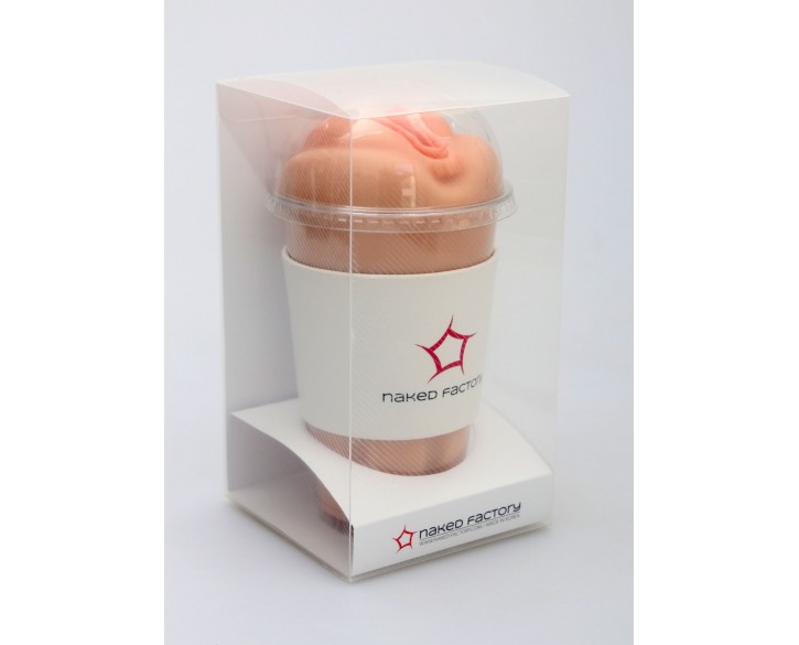 Мастурбатор-вагіна Naked Factory Cup Sleeve V–2, наскрізний