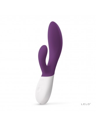 Вібратор-кролик LELO Ina Wave 2 Plum, манливий рух стовбура + вібрації