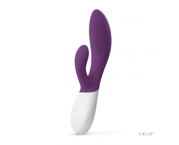 Вібратор-кролик LELO Ina Wave 2 Plum, манливий рух стовбура + вібрації