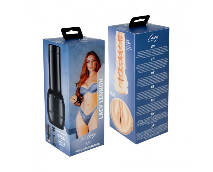 Мастурбатор Kiiroo Feel Lacy Lennon PBC, сумісний з PowerBlow и Keon
