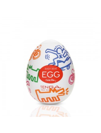 Мастурбатор-яйце Tenga Keith Haring Egg Street