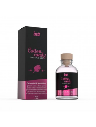 Масажний гель для інтимних зон Intt Cotton Candy (30 мл) розігріваючий