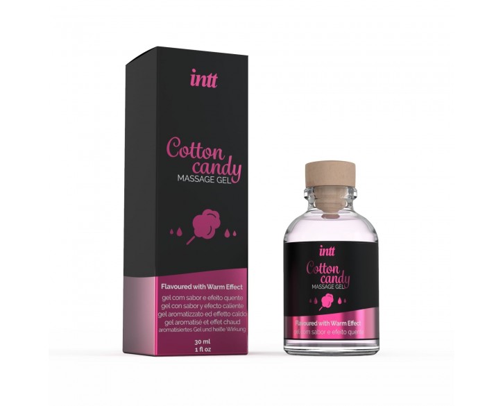 Масажний гель для інтимних зон Intt Cotton Candy (30 мл) розігріваючий