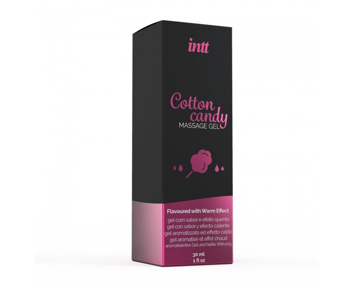 Масажний гель для інтимних зон Intt Cotton Candy (30 мл) розігріваючий