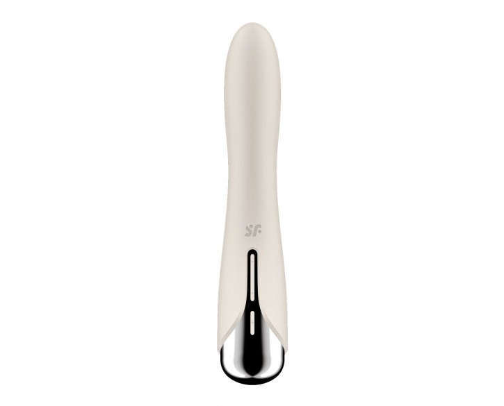 Вібратор точки G з обертанням Satisfyer Spinning Vibe 1 Beige, 2 мотори