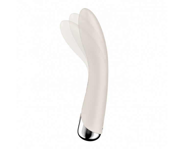 Вібратор точки G з обертанням Satisfyer Spinning Vibe 1 Beige, 2 мотори