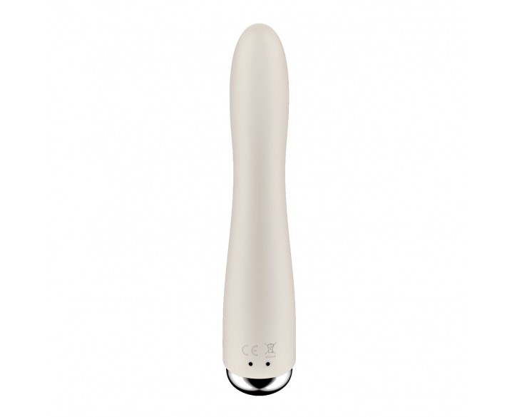 Вібратор точки G з обертанням Satisfyer Spinning Vibe 1 Beige, 2 мотори