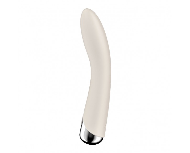 Вібратор точки G з обертанням Satisfyer Spinning Vibe 1 Beige, 2 мотори