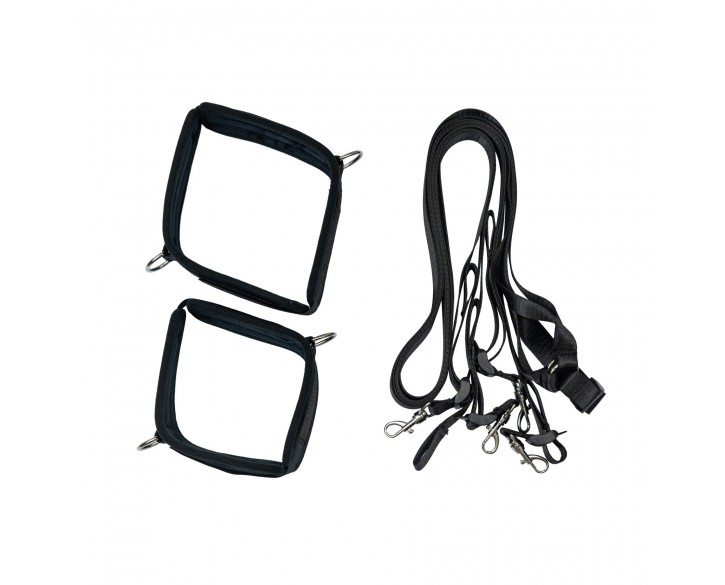Розтяжка на ліжко Punishment - 5-Piece Bed Restraint Kit - Black