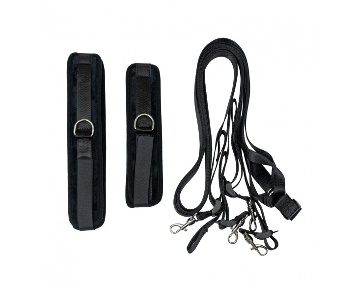 Розтяжка на ліжко Punishment - 5-Piece Bed Restraint Kit - Black