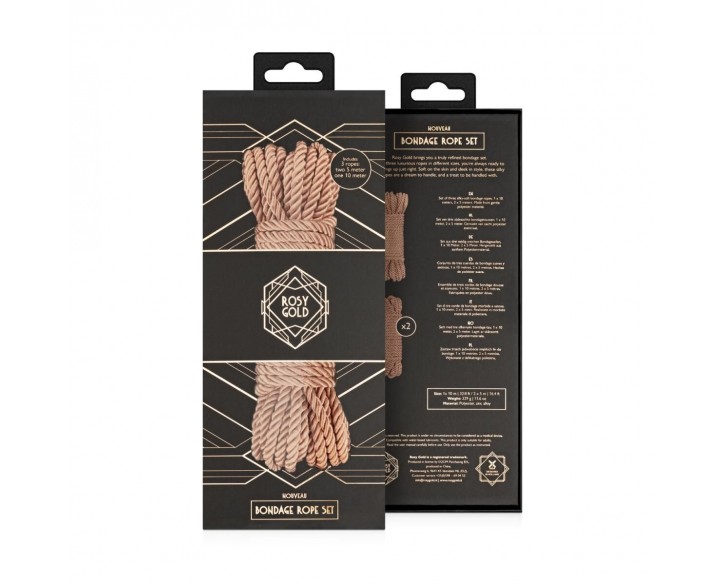 Набір мотузок для Шибарі Rosy Gold - Bondage Rope Set