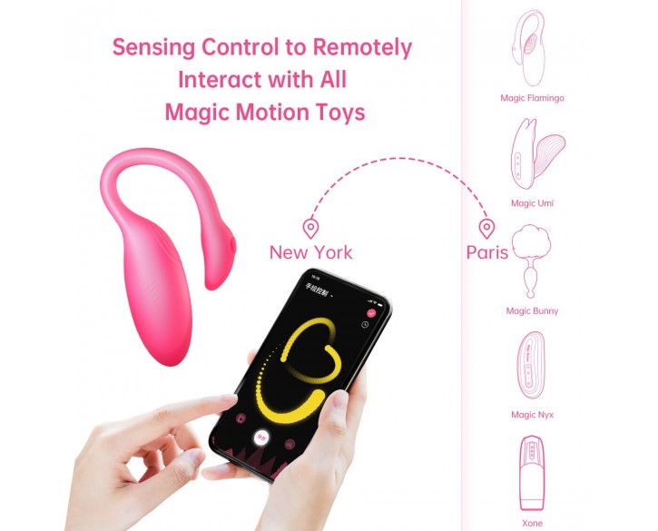 Смарт-віброяйце Magic Motion Flamingo Max Pink