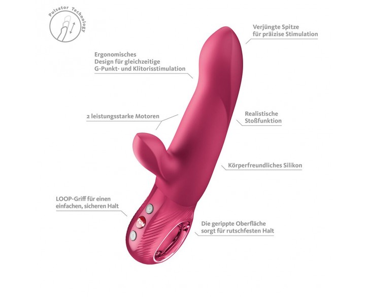 Пульсатор Fun Factory Bi Stronic Arc Raspberry