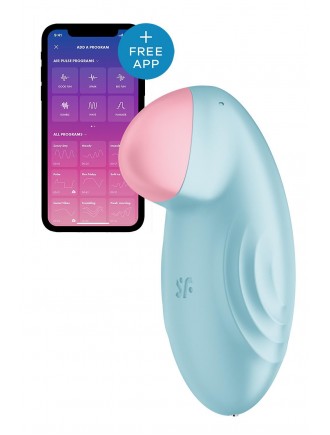 Смарт-вібратор для клітора Satisfyer Tropical Tip Light Blue