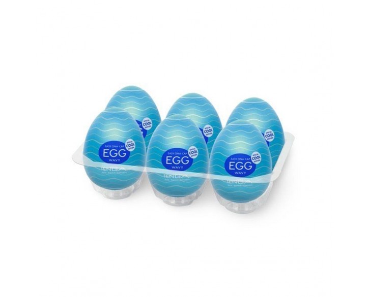 Набір мастурбаторів-яєць Tenga Egg Cool Pack (6 яєць)