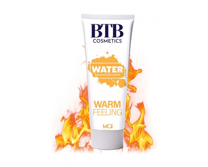 Розігрівальна змазка на водній основі BTB WARM FEELING (100 мл)