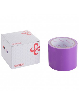 Електростатична стрічка для бондажу LOCKINK SEVANDA Electrostatic Tape - Purple Tape, 16 м