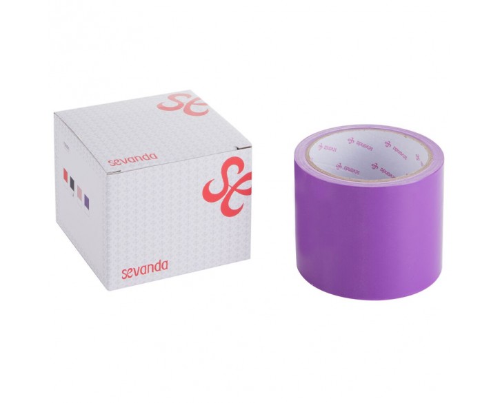 Електростатична стрічка для бондажу LOCKINK SEVANDA Electrostatic Tape - Purple Tape, 16 м