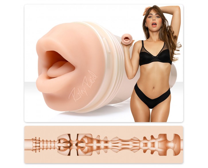 Мастурбатор Fleshlight Girls: Riley Reid - Insomnia, зі зліпка ротика, дуже ніжний