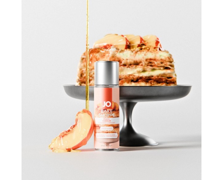 Лубрикант на водній основі JO Bake Shoppe - Peach Cobbler 60 мл, без цукру та парабенів