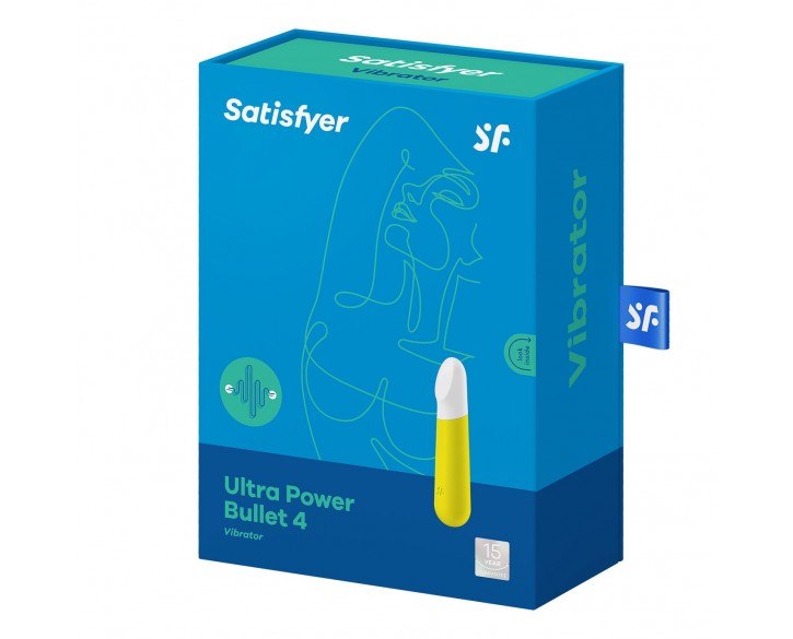 Віброкуля на акумуляторі Satisfyer Ultra Power Bullet 4 Yellow