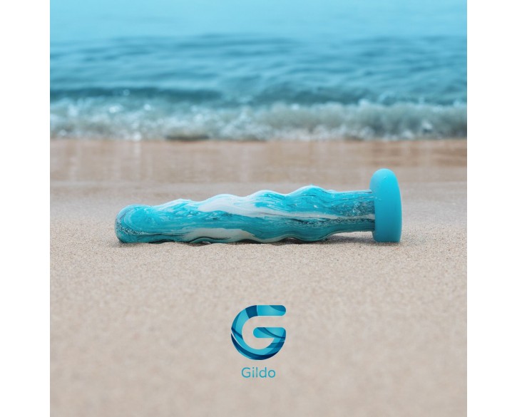 Скляний дилдо Gildo - Ocean Flow Glass Dildo