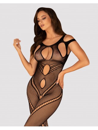 Бодістокінг Obsessive Bodystocking G322 S/M/L, фантасмагорично-силуетний крій