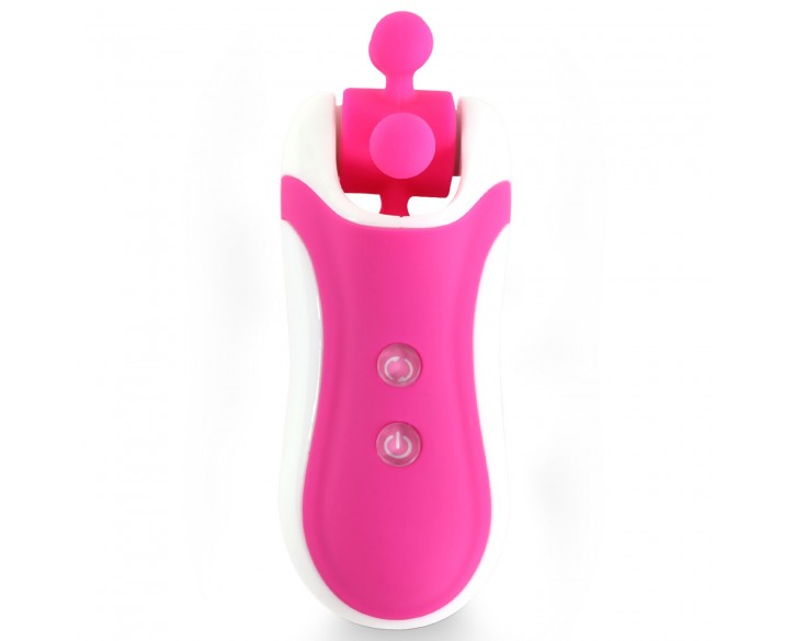 Стимулятор з імітацією оральних пестощів FeelzToys - Clitella Oral Clitoral Stimulator Pink