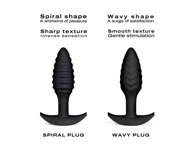 Анальна пробка Dorcel WAVY PLUG, діаметр 3 см, силікон