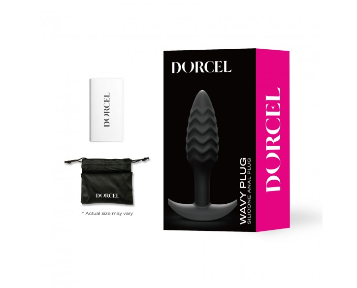 Анальна пробка Dorcel WAVY PLUG, діаметр 3 см, силікон