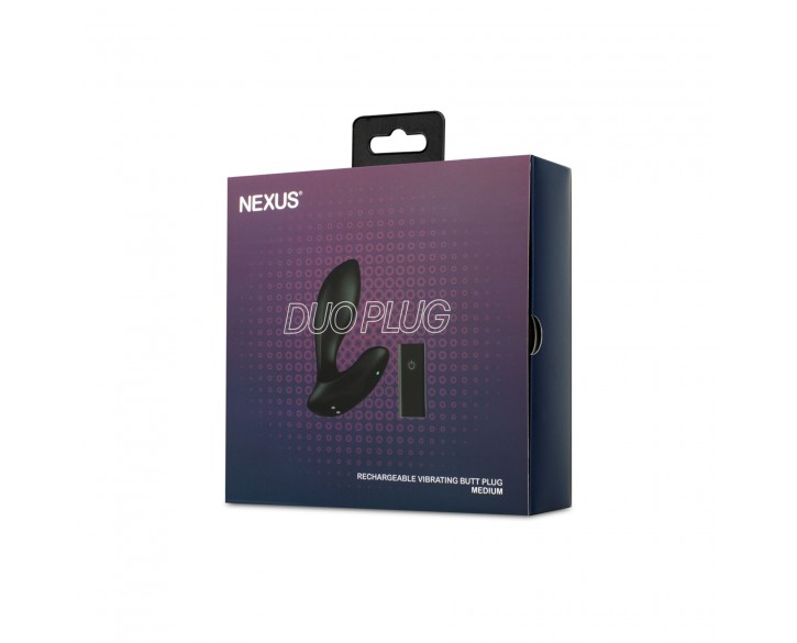 Анальна вібропробка Nexus DUO Plug Medium, пульт ДК