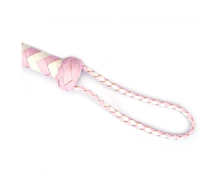 Флогер Liebe Seele White & Pink Leather Whip