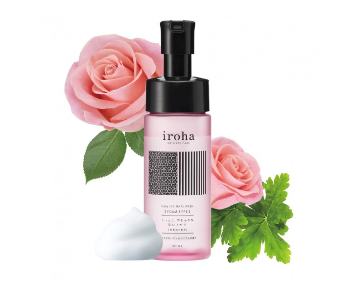 Піна для інтимного догляду Iroha Intimate Wash Foam Type Damask Rose and Geranium 150 мл