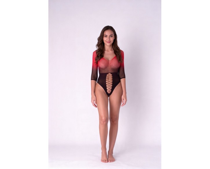 Бодістокінг Passion BS118 black/red