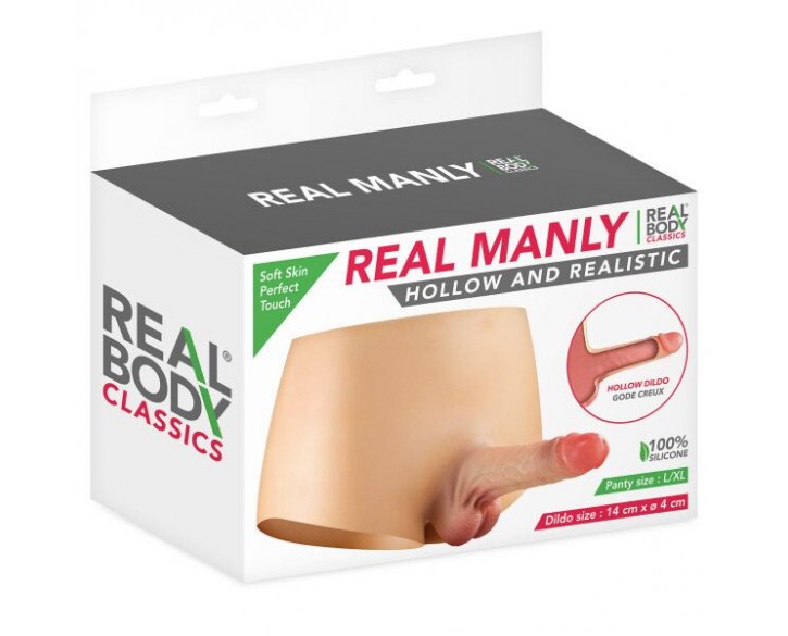 Страпон Real Body — Real Manly hollow and realistic L/XL