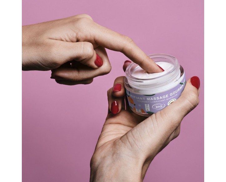 Масажна олія-лубрикант з ароматом та смаком фундука Goliate Couple Gourmand Noisette 50 мл