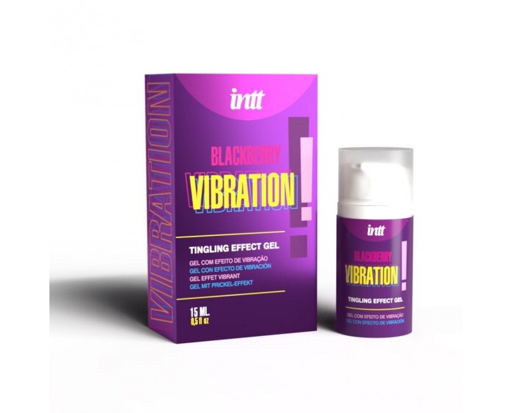 Рідкий вібратор Intt Vibration Blackberry (15 мл) зі смаком ожини