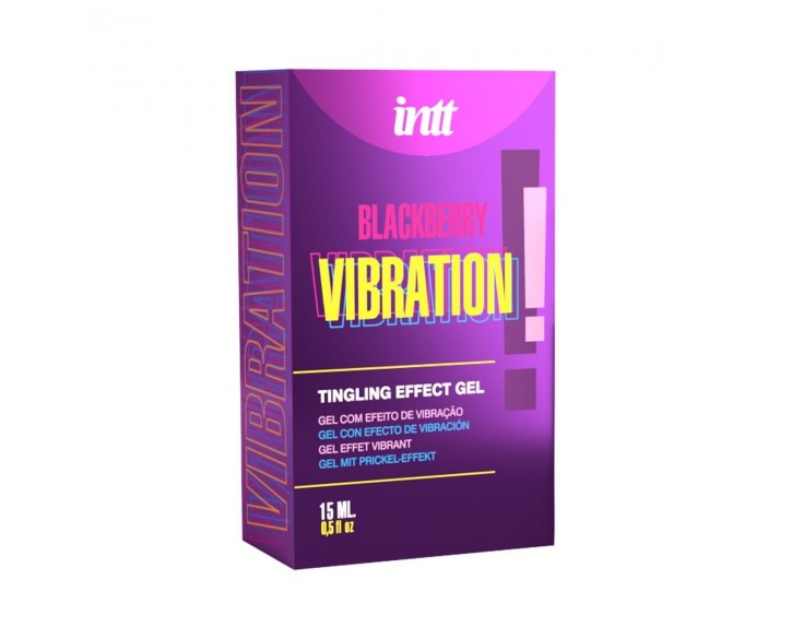 Рідкий вібратор Intt Vibration Blackberry (15 мл) зі смаком ожини