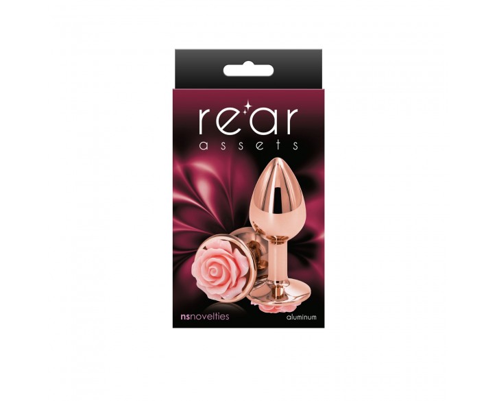 Анальна пробка NS Novelties Rear Assets - Rose - Small - Pink