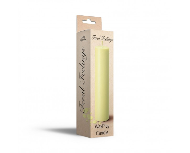 Свічка для WaxPlay Feral Feelings soft 15 см Light Yellow